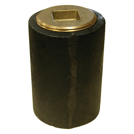 Jones Stephens 5in Plain End Cleanout Long Pattern, 4in Raised Head low sq. Southern Code Plug - 3-1/2in Height C38005
